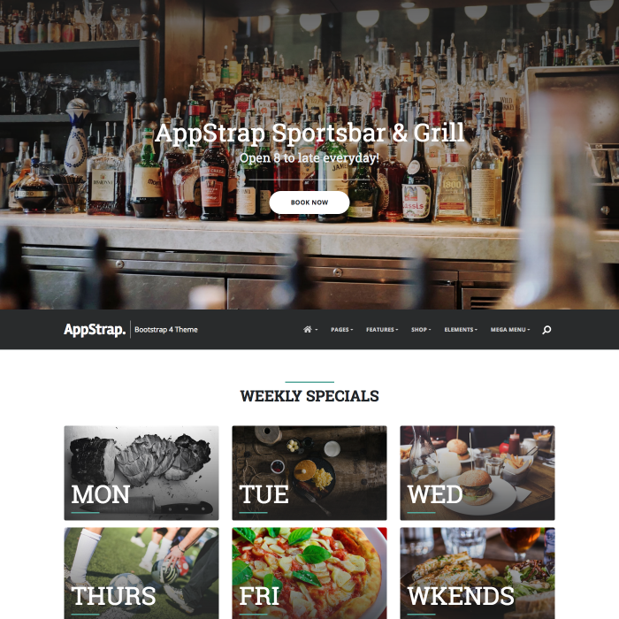 index-restaurant page thumbnail